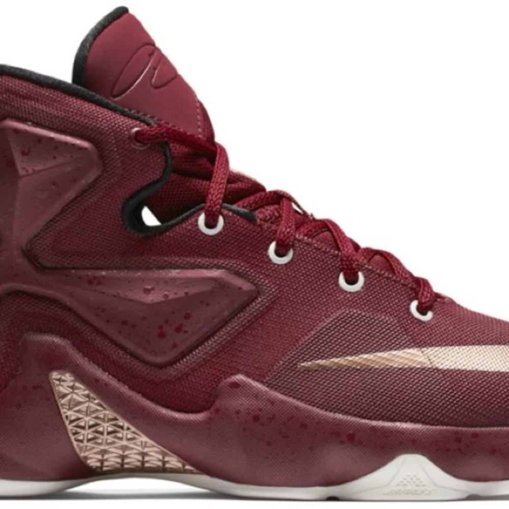 Nike Maroon High-Top Sneakers